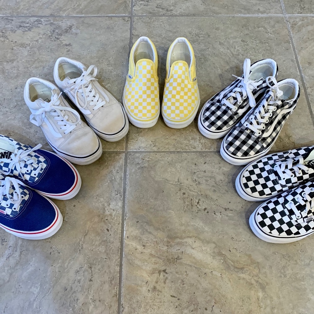 Vans Iconic Mixed Lot (Old Skool, classic Slip-ON, Era BMX the Authentic ti